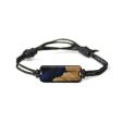 Classic Wood+Resin Bracelet - Delora (Dark Blue, 567256) Supply