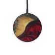 Circle Wood+Resin Wireless Charger - Vallier (Dark Red, 572379) Online