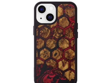 iPhone 13 mini Wood+Resin Phone Case - Gayronza (Pattern, 569415) on Sale