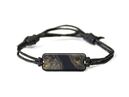 Classic Wood+Resin Bracelet - Arlen (Pure Black, 566898) Discount